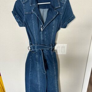 PAIGE Classic Blue Denim Jumpsuit